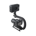 High Quality C Shape Flash Bracket Holder Video Handle Handheld Stabilizer for Camera DSLR SLR Phone Gopro Mini DV Camcorder